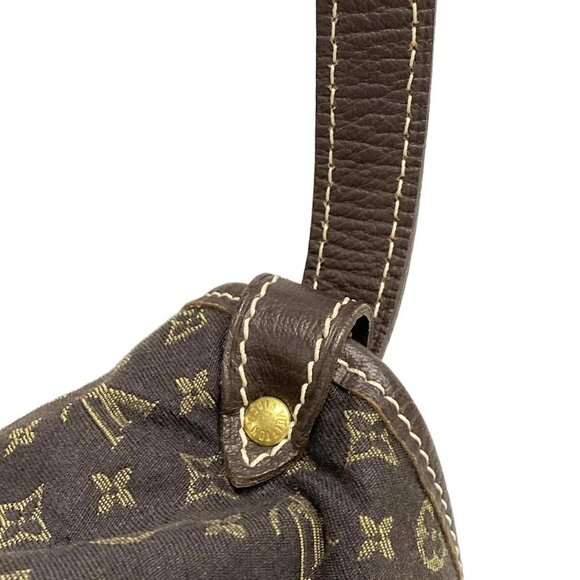 Auth LOUIS VUITTON Saumur M95227 Ebene Monogram Mini Lin MB1077 Shoulder Bag - Picture 11 of 16